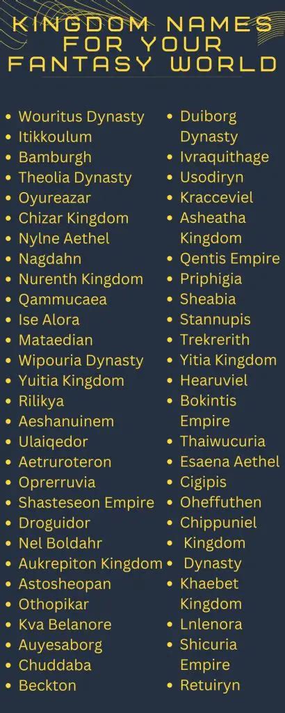 evil kingdom name generator|Kingdom names .